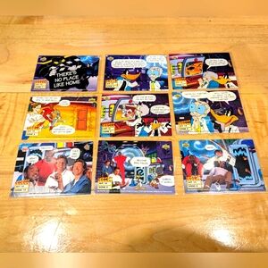 10 Trading Cards Lot ⭐ Looney Toons + Michael Jordan 🔥 Warner Bros